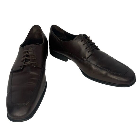 Cole Haan Soft Leather Brown Loafer Lace Up Oxford Shoes Men's US 9M - Picture 1 of 11